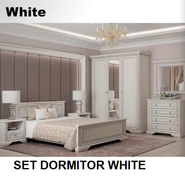 SET DORMITOR WHITE